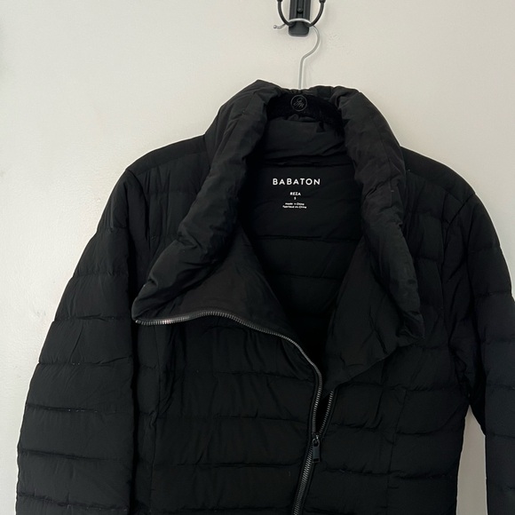 Aritzia Babaton Reza Black Midi Puffer Jacket - Picture 2 of 4